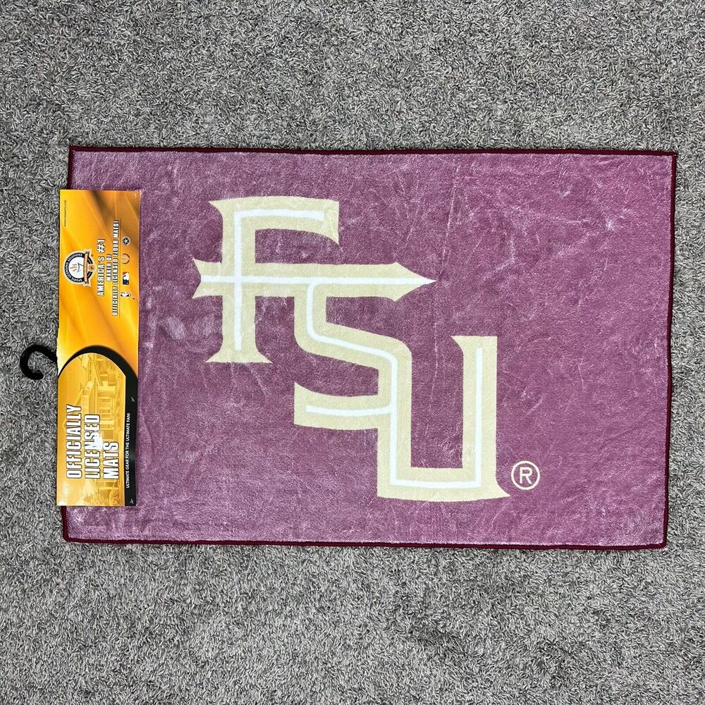 Florida State Seminoles FSU NCAA Mat Bathroom Rug 20” X 30” Fan Mat